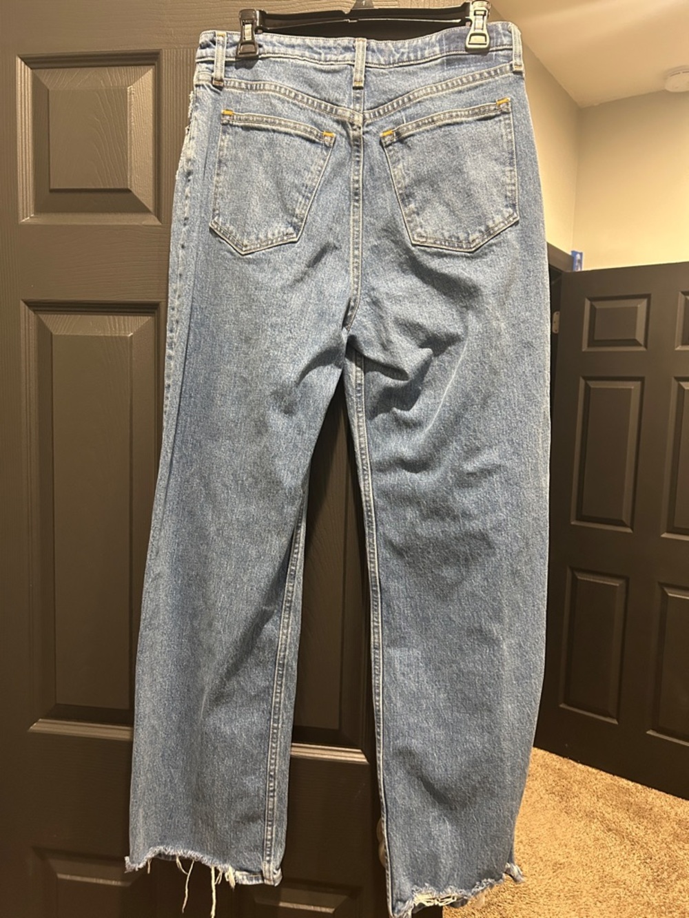 Abercrombie & Fitch Light Blue High-Rise Women's Jeans - Picture 2 of 2
